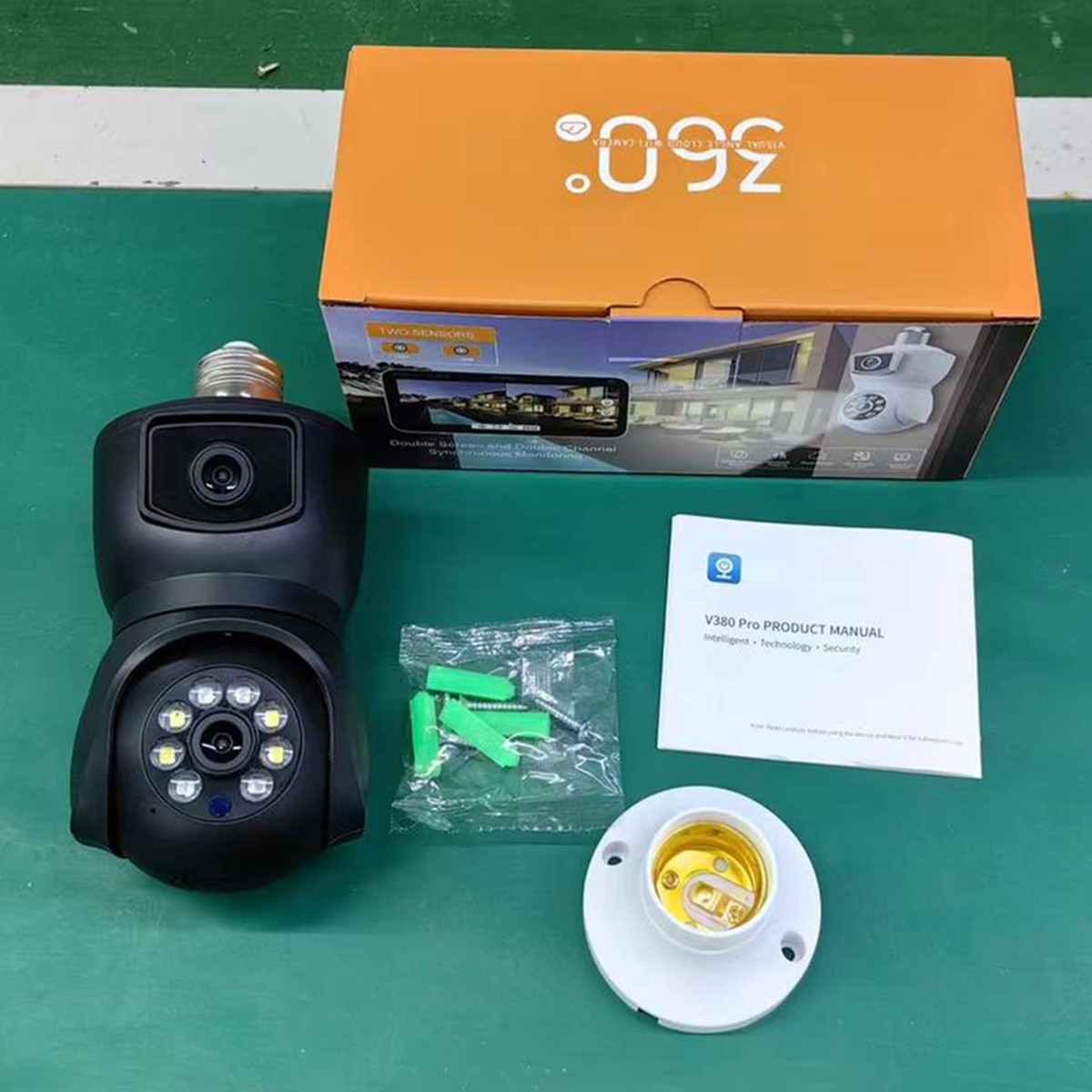 4MP  V380/iCam365 APP Dual Len - đánh giá và giá Baby Monitor Split Screen
