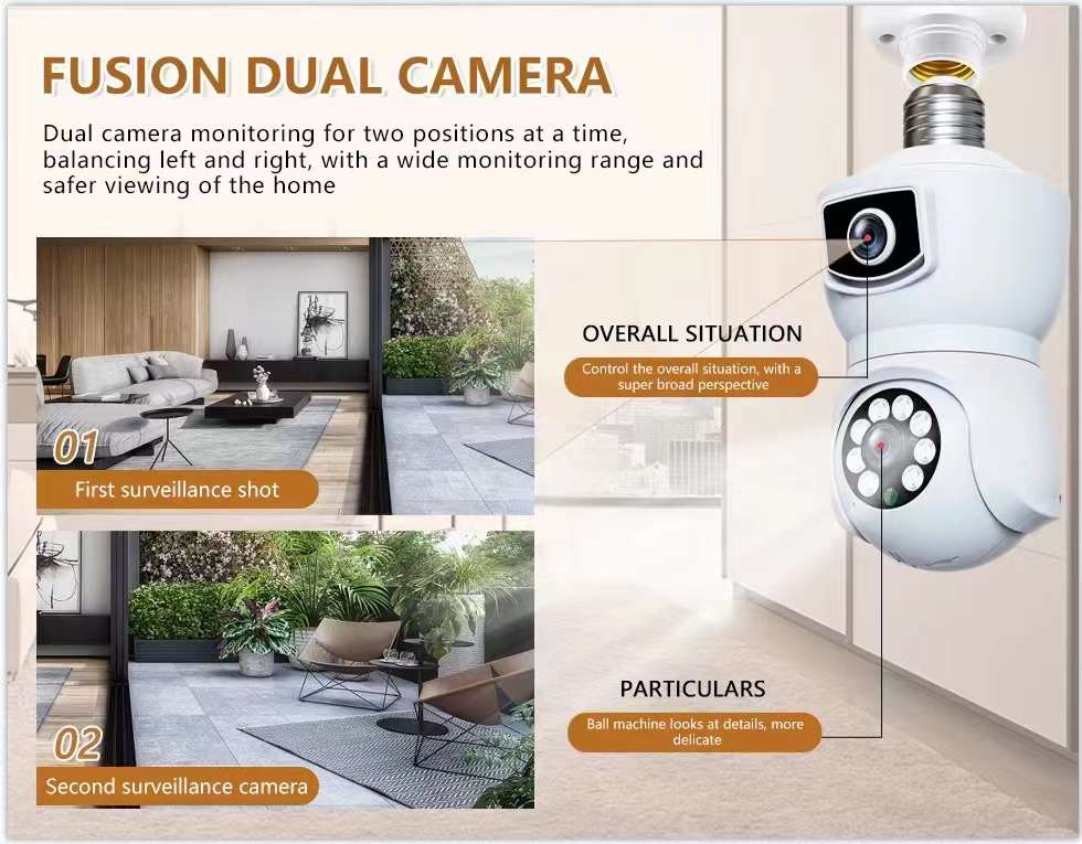 4MP  V380/iCam365 APP Dual Len - đánh giá và giá Baby Monitor Split Screen