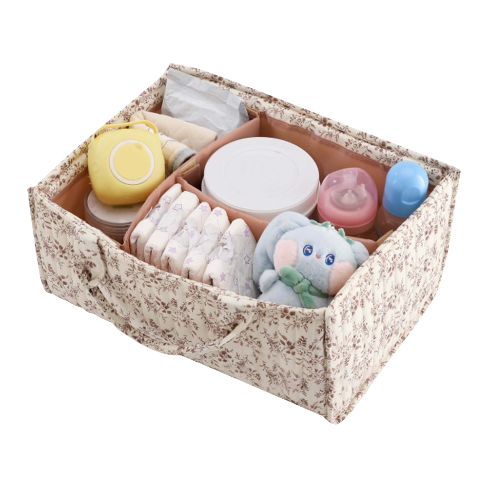 Floral Nursery Storage Basket  - đánh giá và giá Baby Nursery Basket