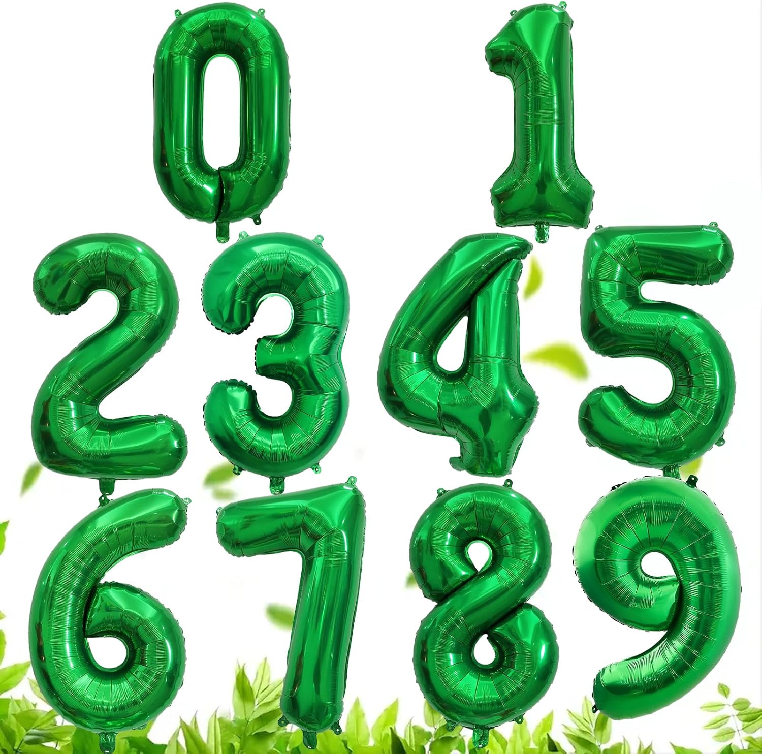 32 Inch Green Number Foil Ball - đánh giá và giá Baby Nursery Jungle Theme