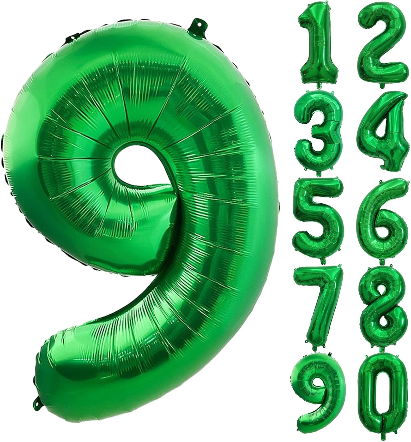 32 Inch Green Number Foil Ball - đánh giá và giá Baby Nursery Jungle Theme