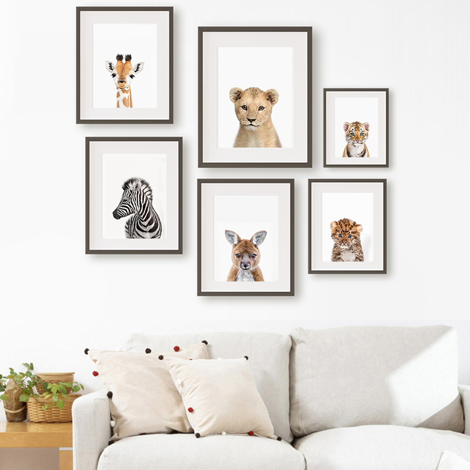 Baby Animal Nursery Wall Art P - đánh giá và giá Baby Nursery Jungle Animals