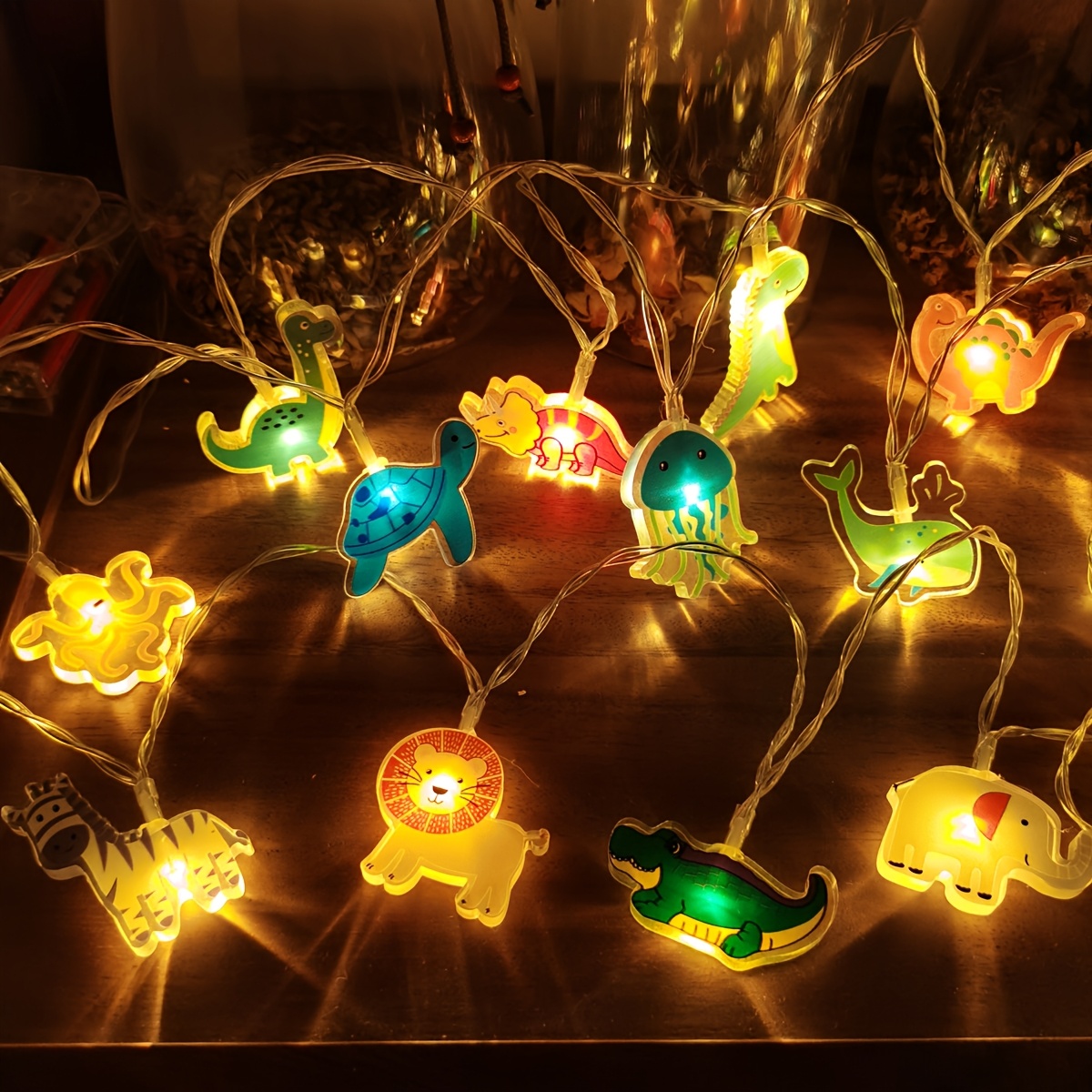 Cartoon Wild Animal LED Decora - đánh giá và giá Baby Nursery Jungle Theme