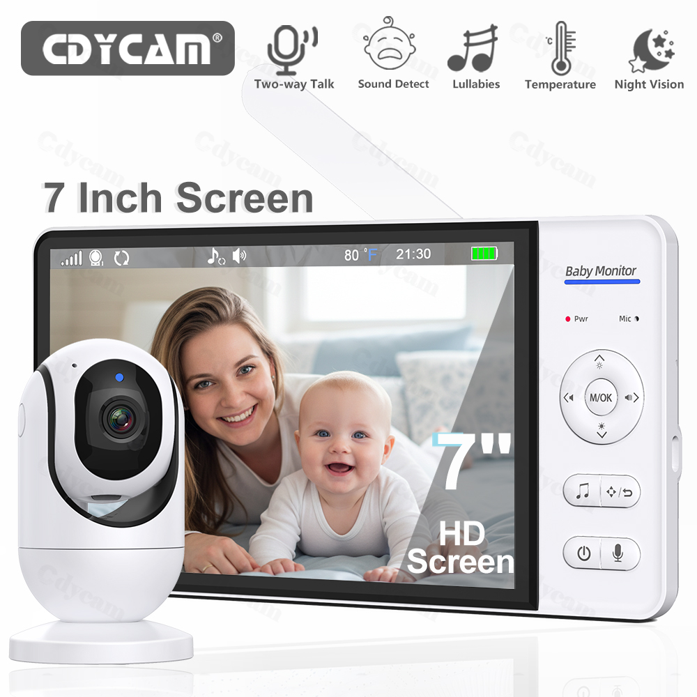 7.0'' Video Baby Monitor 720P  - đánh giá và giá Baby Monitor Split Screen