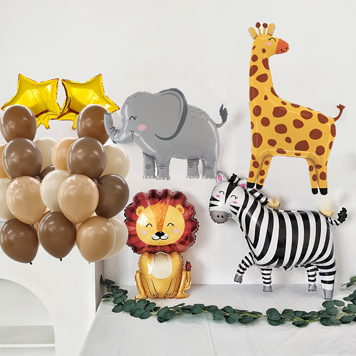 8PCS Cartoon Animal Theme Foil - đánh giá và giá Baby Nursery Jungle Theme