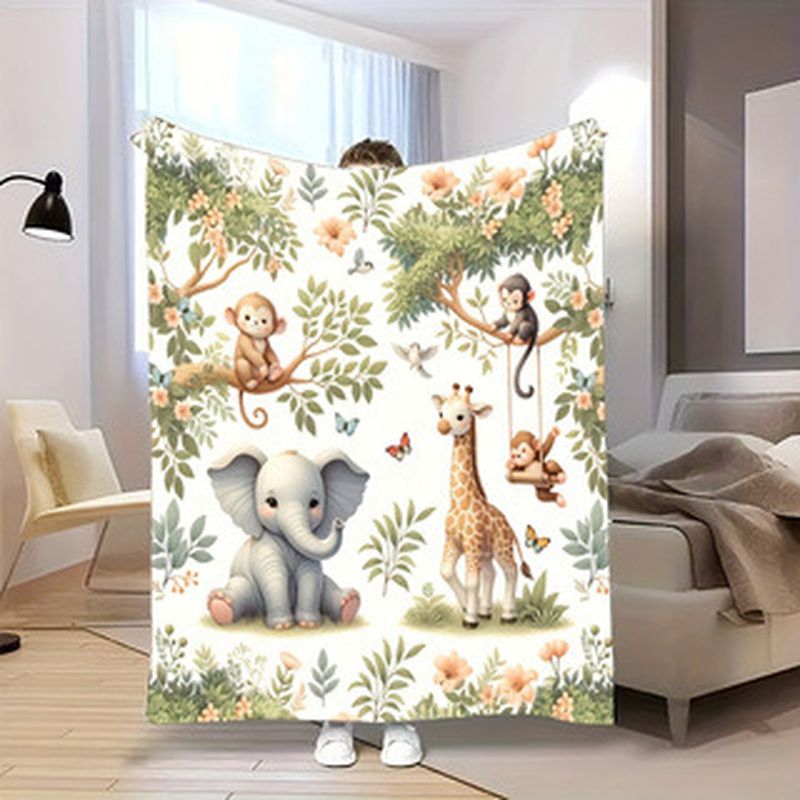 VIKAMA Watercolor Jungle Anima - đánh giá và giá Baby Nursery Jungle Animals