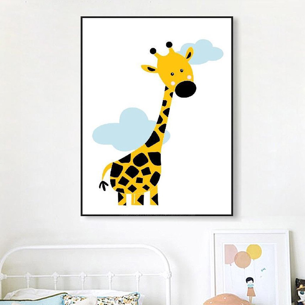 Hoạt Hình Hình Áp Phích Vàng S - đánh giá và giá Baby Nursery Yellow Walls