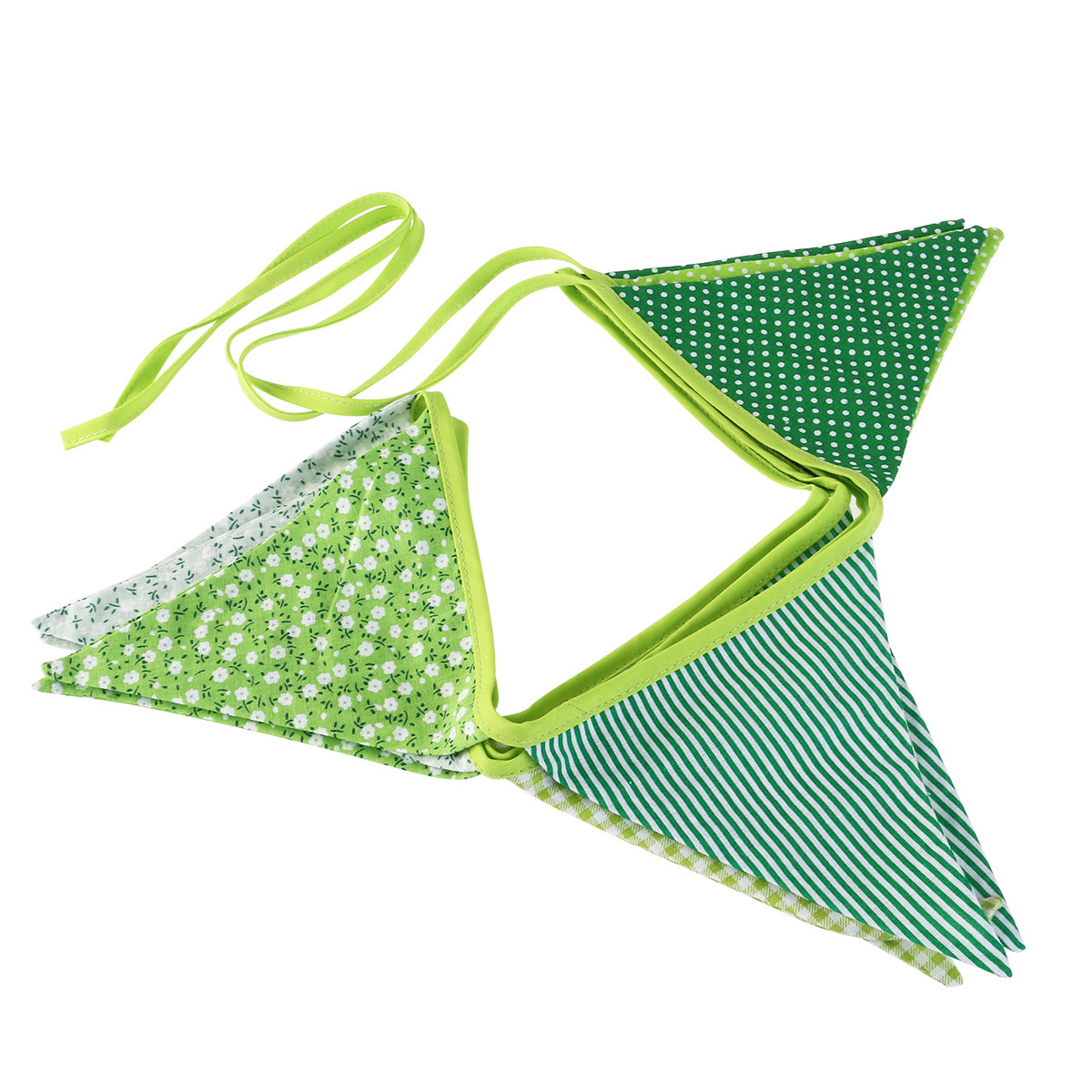 12Pcs Green Triangle Flags Vin - đánh giá và giá Baby Nursery Bunting