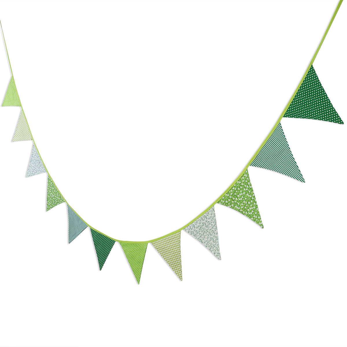 12Pcs Double Sided Cotton Tria - đánh giá và giá Baby Nursery Bunting