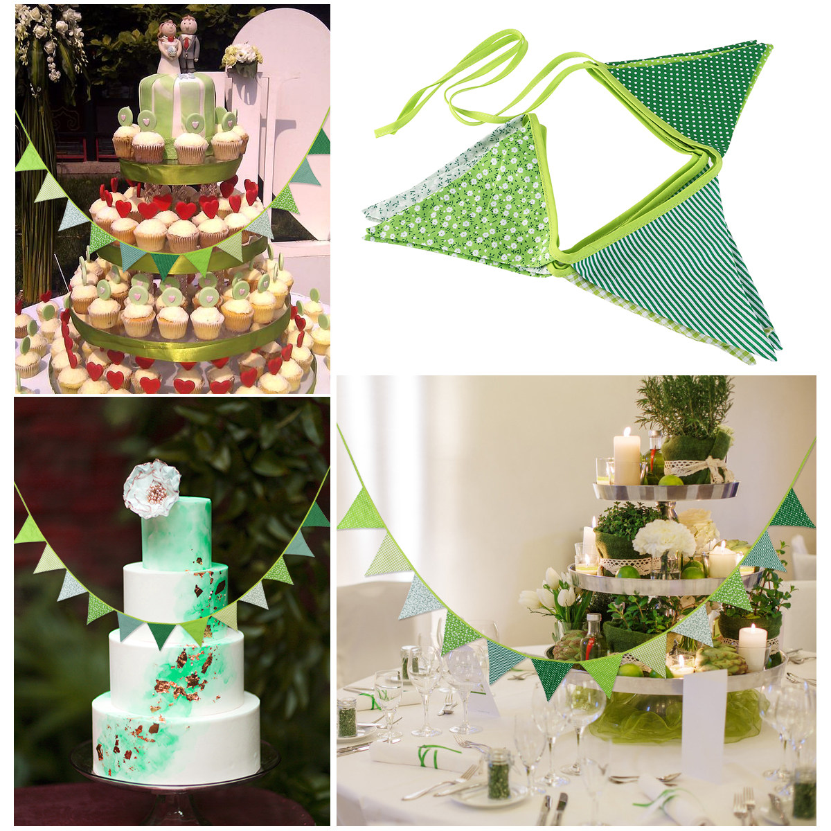 12Pcs Double Sided Cotton Tria - đánh giá và giá Baby Nursery Bunting