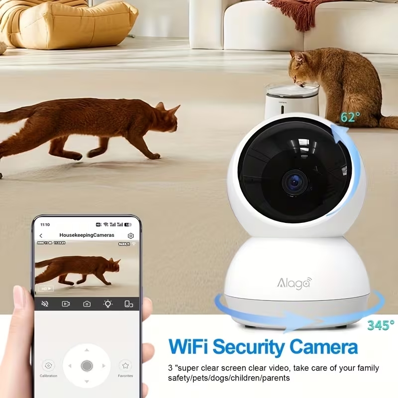 Smart WiFi Security Camera Dua - đánh giá và giá Baby Monitor Split Screen