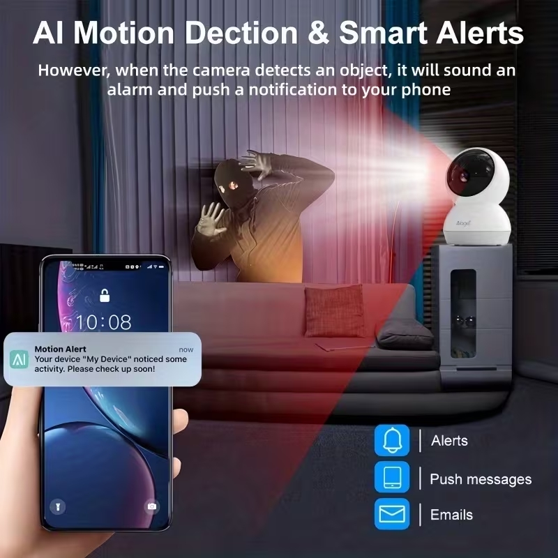 Smart WiFi Security Camera Dua - đánh giá và giá Baby Monitor Split Screen