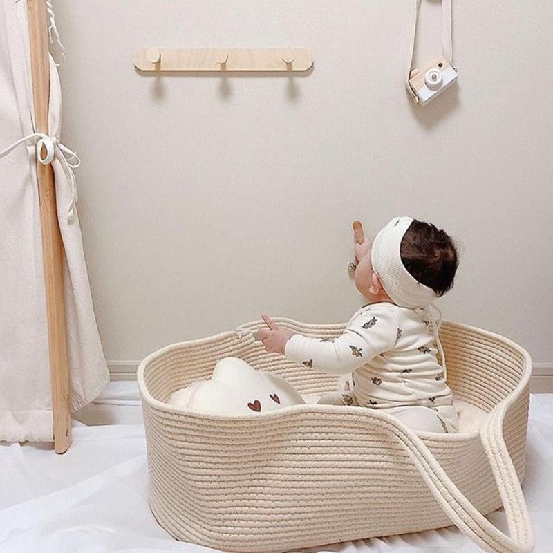J15U Động Bé Moses Giỏ Đựng Tà - đánh giá và giá Baby Nursery Basket