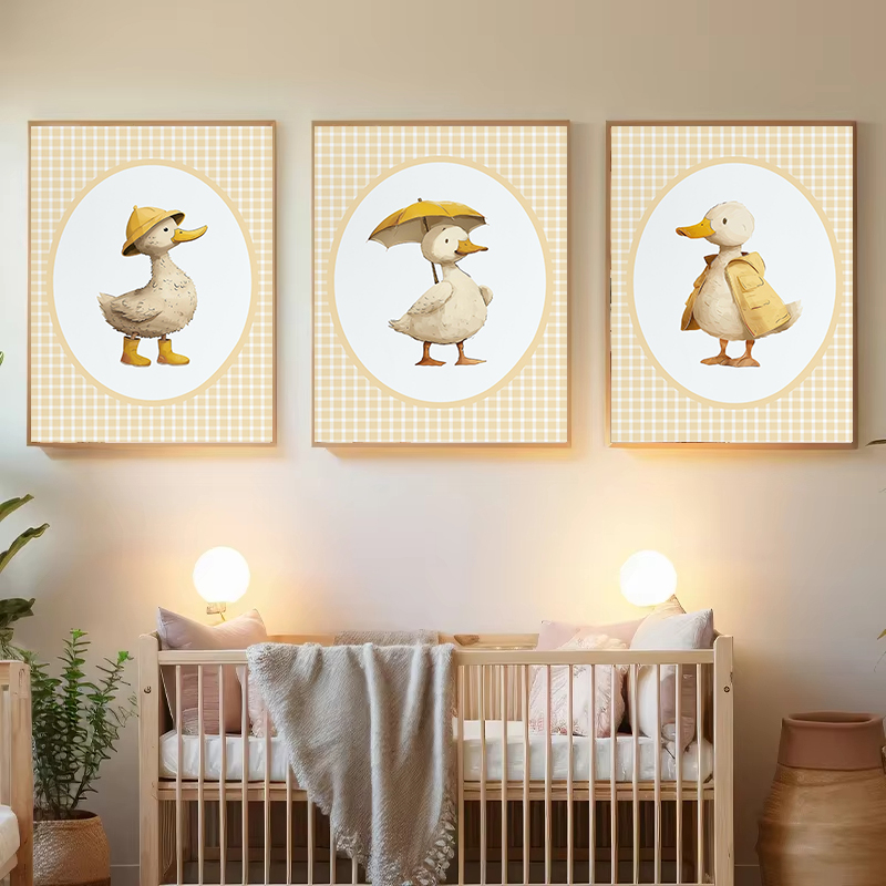 Silly Nursery Little Duck Yell - đánh giá và giá Baby Nursery Yellow Walls