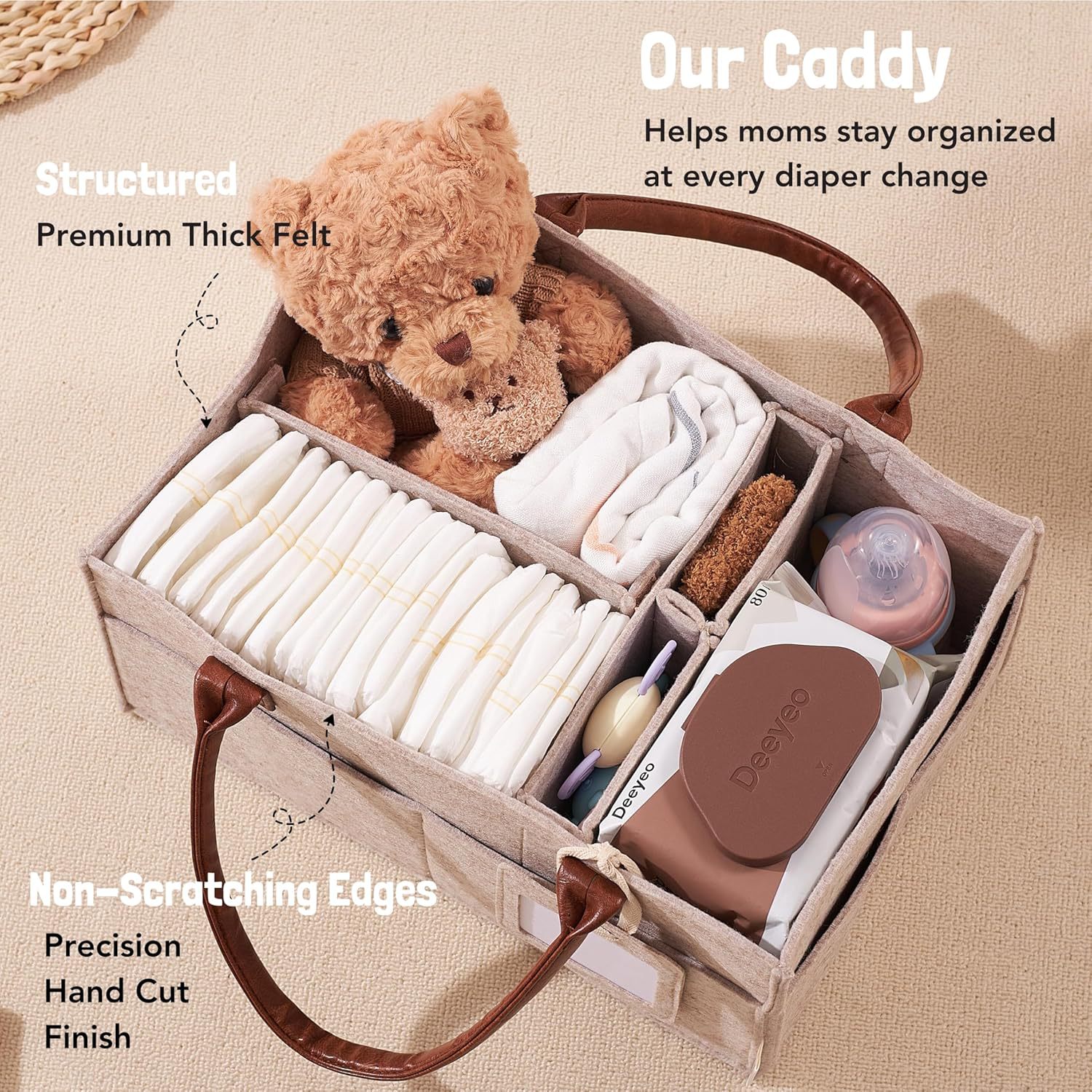 Baby Felt Storage Nursery Orga - đánh giá và giá Baby Nursery Basket