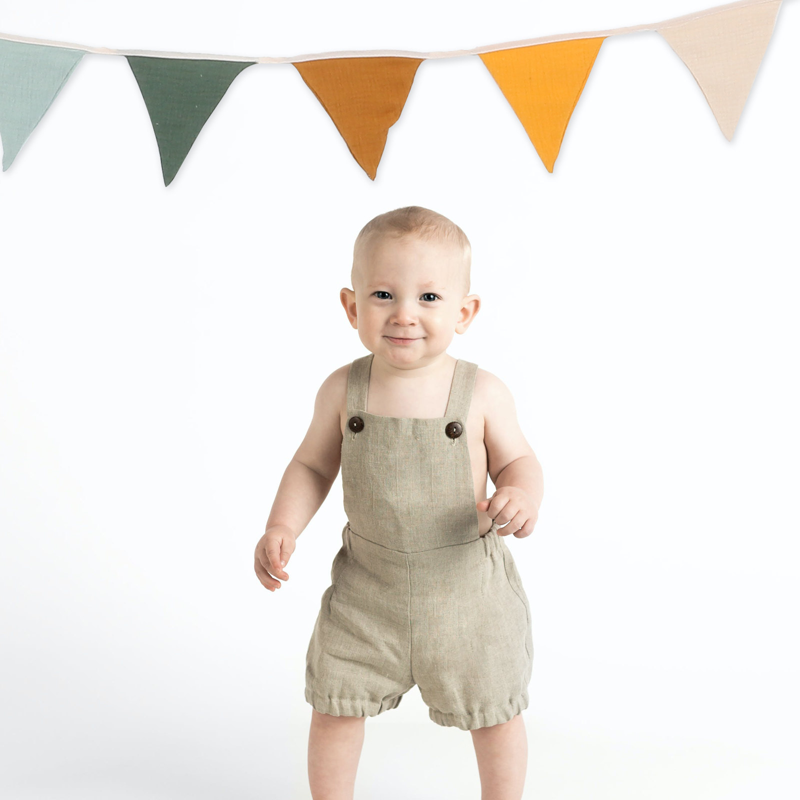 1Set Birthday Party Triangle B - đánh giá và giá Baby Nursery Bunting