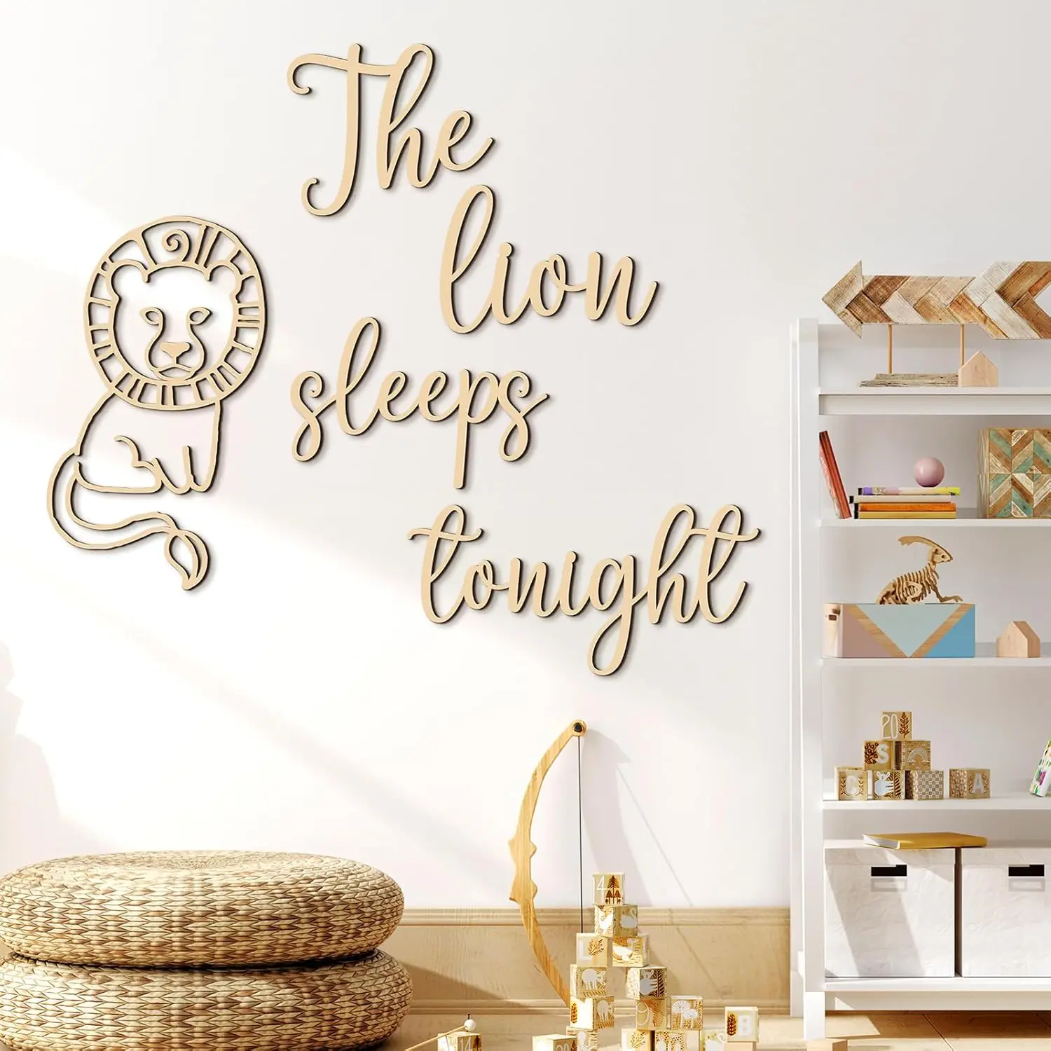 The Lion Sleeps Tonight Wooden - đánh giá và giá Baby Nursery Jungle Theme