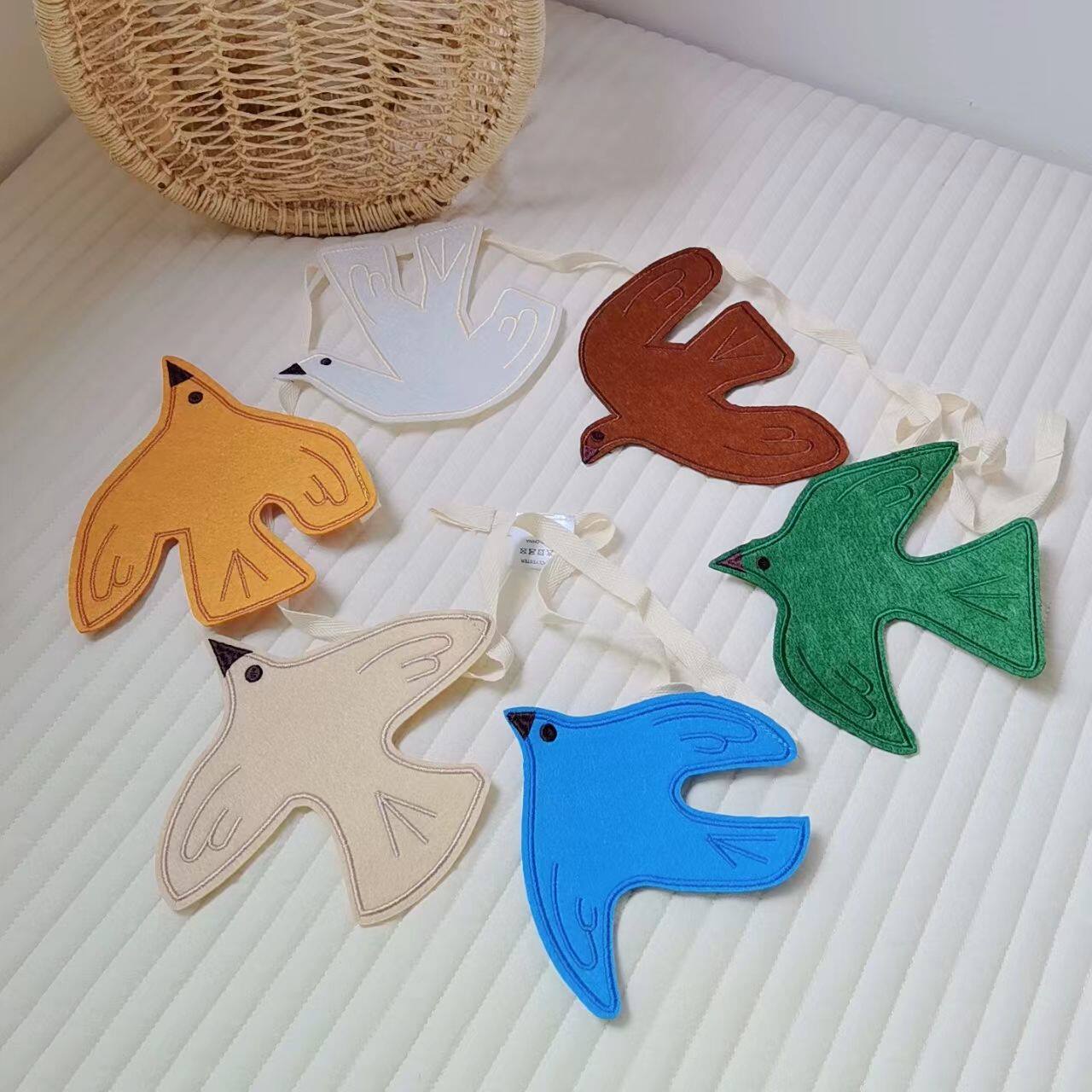 Nordic Ins Style Bird Hanging  - đánh giá và giá Baby Nursery Bunting