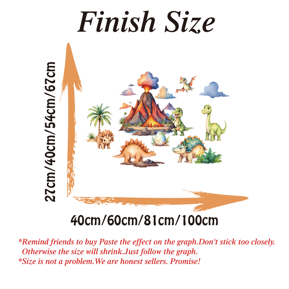 Cartoon Jungle Dinosaur Wall S - đánh giá và giá Baby Nursery Jungle Theme