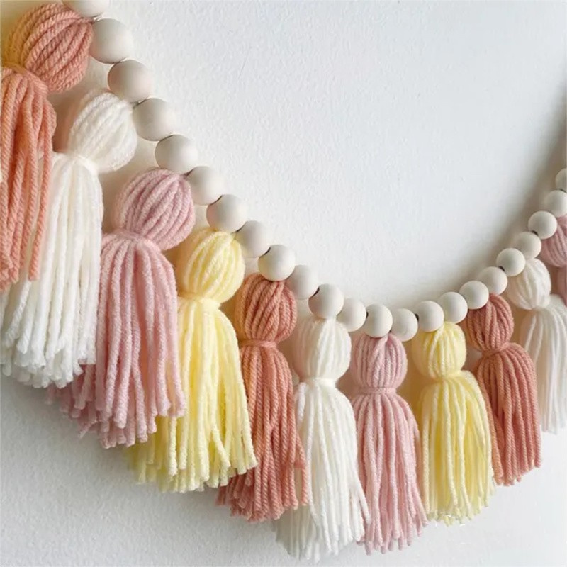 Yellow Boho Tassel Garlands Wa - đánh giá và giá Baby Nursery Yellow Walls