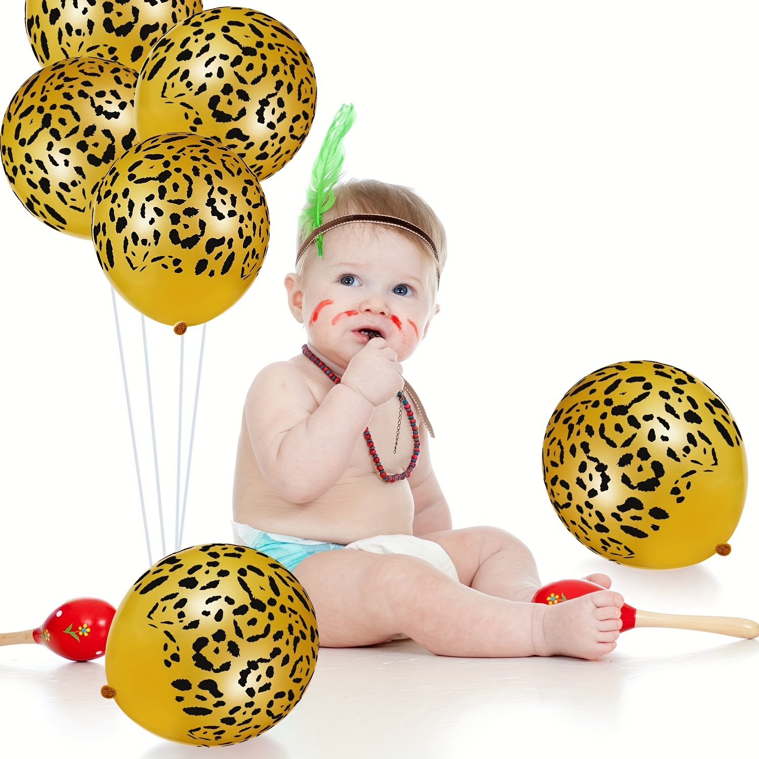 Leopard Balloons Cheetah Anima - đánh giá và giá Baby Nursery Jungle Theme