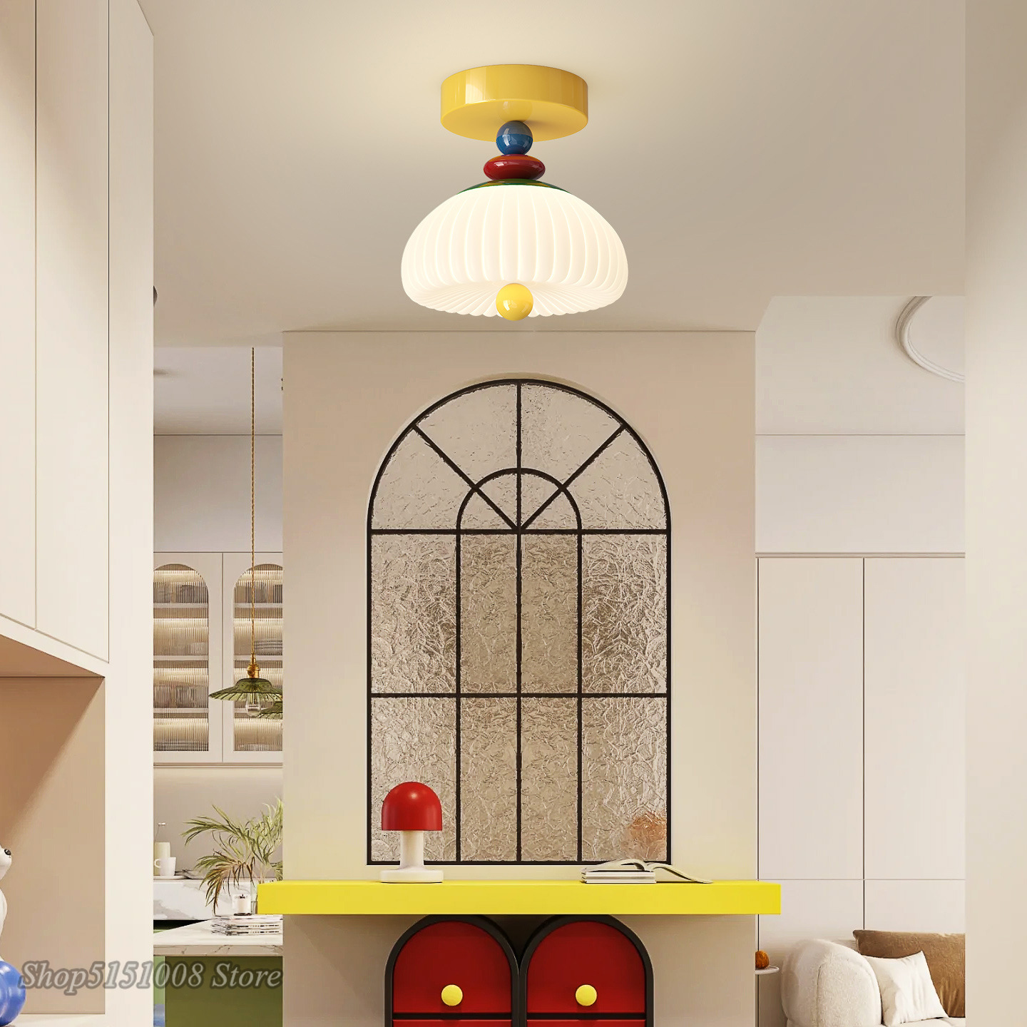 Girl Boy Children's Room  LED  - đánh giá và giá Baby Nursery Yellow Walls