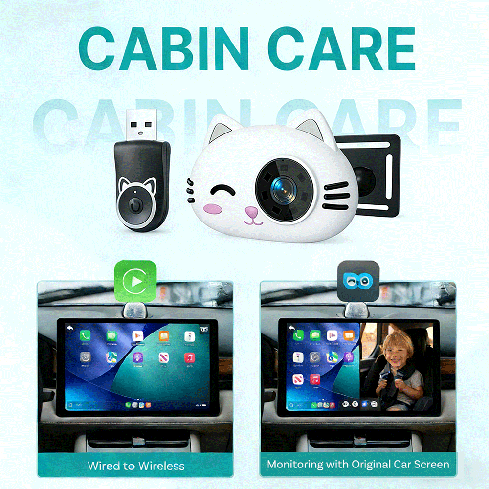 Cabin Care Wireless CarPlay Ad - đánh giá và giá Baby Monitor Split Screen