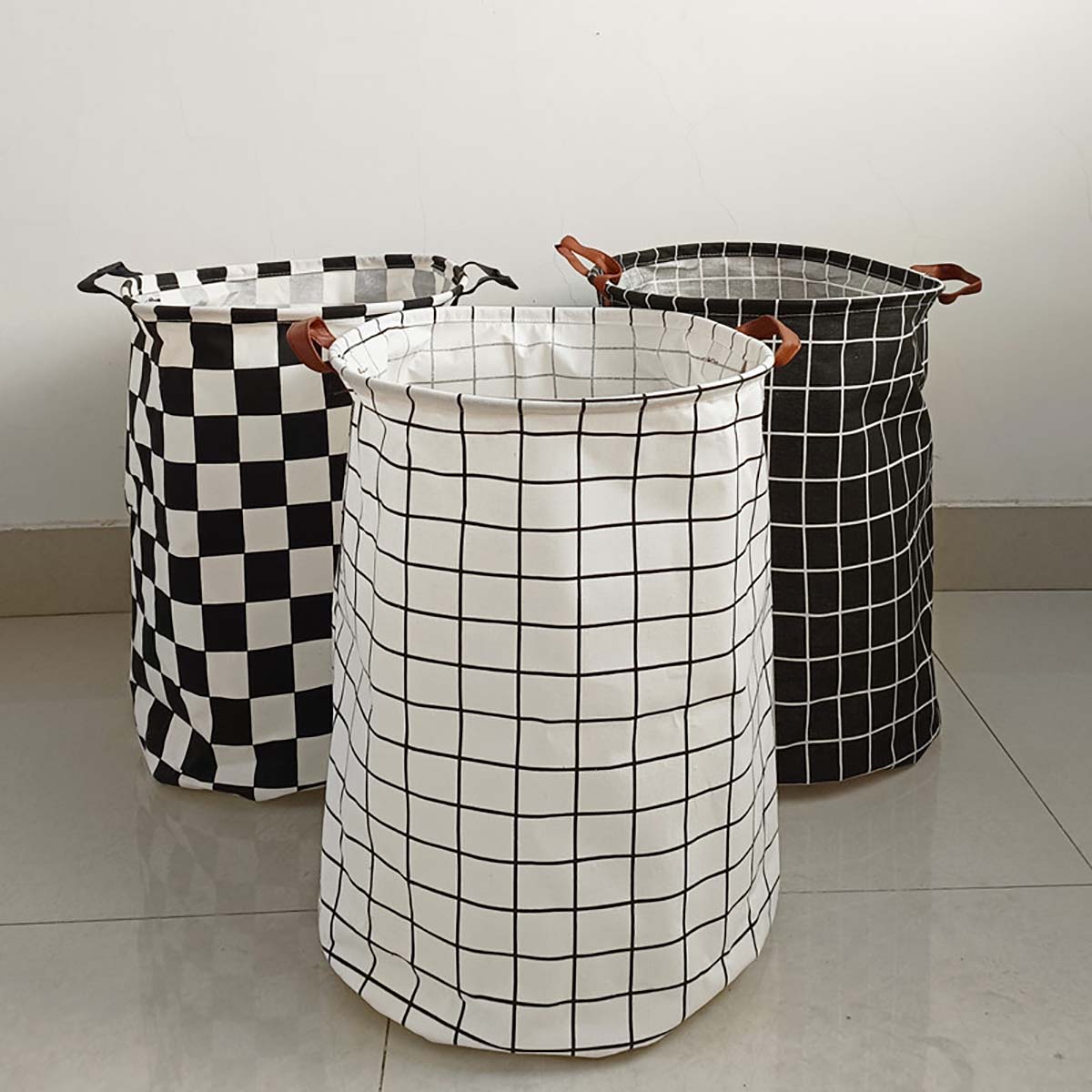 Modern Plaid Canvas Storage Ba - đánh giá và giá Baby Nursery Basket